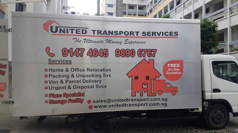 The United Transport Services lorry